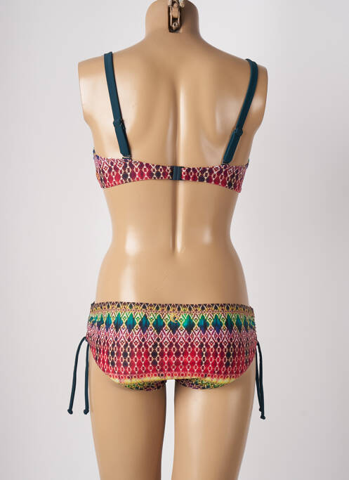 Costum de baie din două piese roșu OLYMPIA femeie