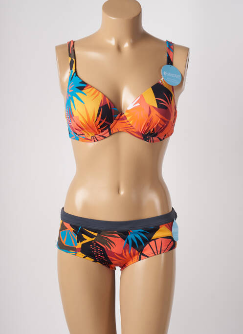 Costum de baie din două piese portocaliu OLYMPIA femeie