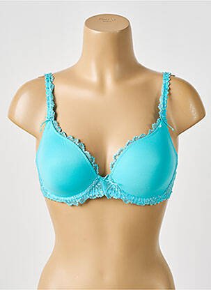 Sutien efect material satinat top sutien modelat albastru MARIE JO femeie