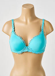 Sutien efect material satinat top sutien modelat albastru MARIE JO femme