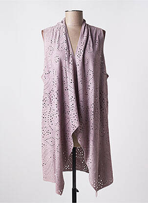 Vestă fără mâneci violet TREASURES DESIGN femeie