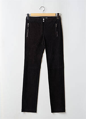 Pantalon slim elasticitate mărime normală negru CANADIENNE GRIFFES femeie
