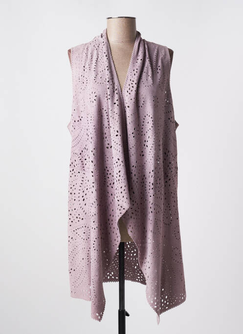 Vestă fără mâneci violet TREASURES DESIGN femeie