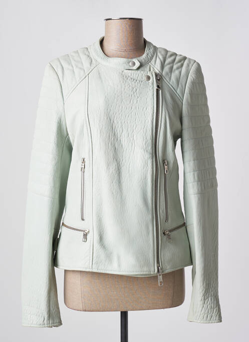 Geacă din piele albastru CLOSED femeie