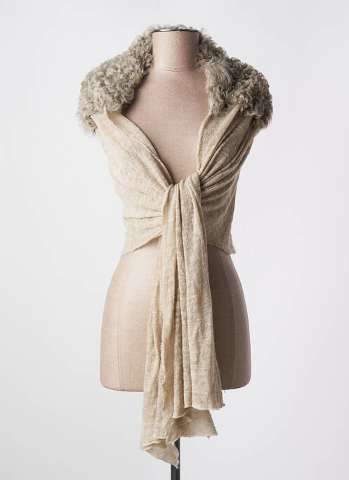 Cardigan petrecut bej CUTULI CULT femeie