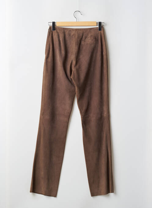 Pantalon drept maro CANADIENNE GRIFFES femeie