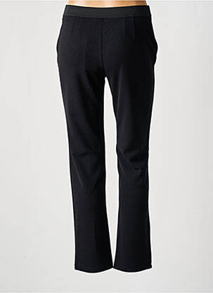 Pantalon slim talie elastică mărime normală negru TELMAIL femeie