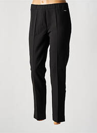 Pantalon slim talie elastică mărime normală negru TELMAIL femme