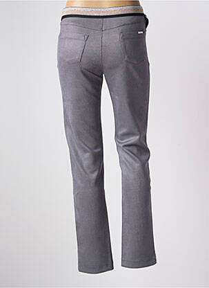 Pantalon slim talie elastică mărime normală gri WALTRON femeie