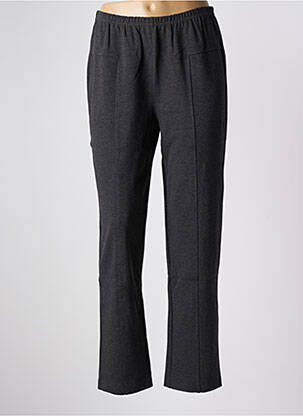 Pantalon slim talie elastică mărime normală gri TELMAIL femeie