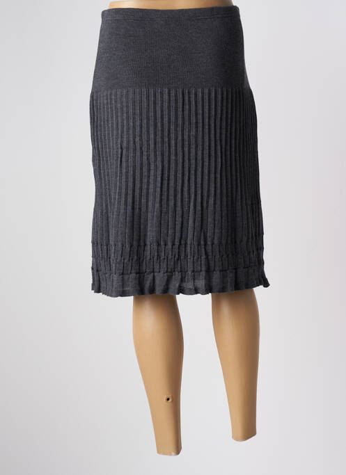 Fustă midi gri TELMAIL femeie