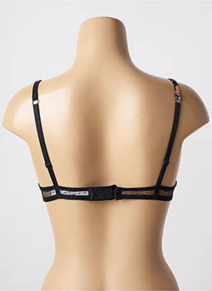 Sutien efect material satinat top sutien push-up negru AUBADE femeie