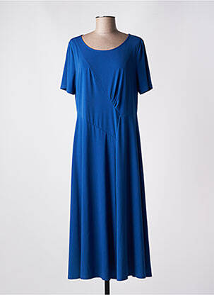 Rochie lungă albastru ELEONORA AMADEI femeie