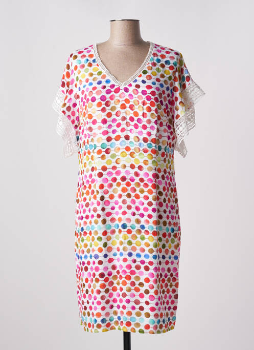 Rochie midi alb PAUSE CAFE femeie