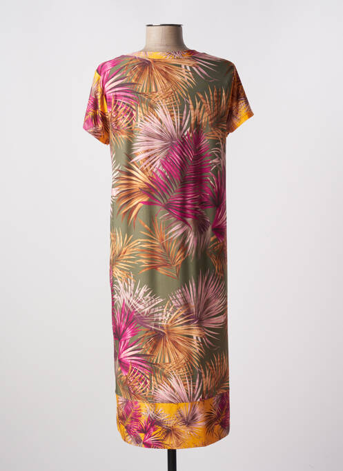 Rochie midi verde ELEONORA AMADEI femeie