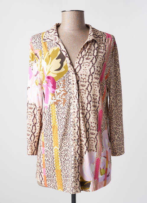 Tunică mâneci lungi bej FUEGO WOMAN femeie