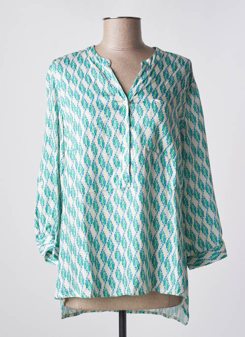 Tunică mâneci lungi verde TONI femeie