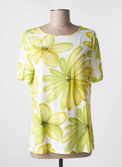 Tricou elasticitate mâneci scurte verde MARIA BELLENTANI femme