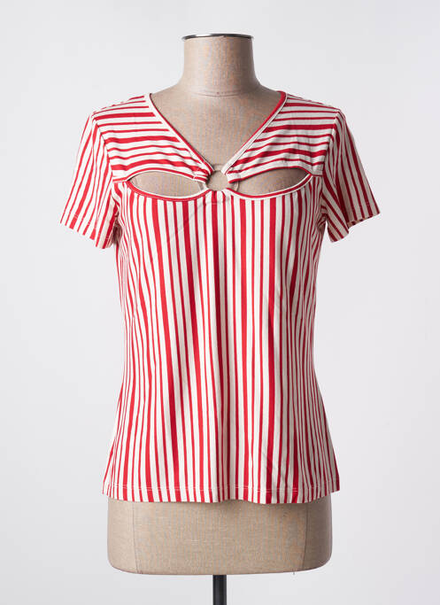 Tricou roșu ELEONORA AMADEI femeie