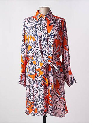 Rochie midi roz LEO & UGO femeie