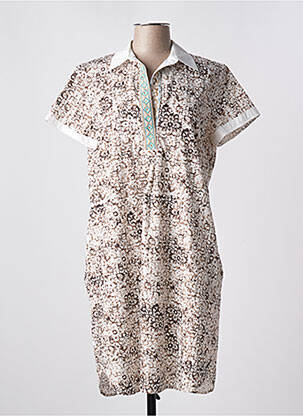 Rochie midi bej FUEGO WOMAN femeie