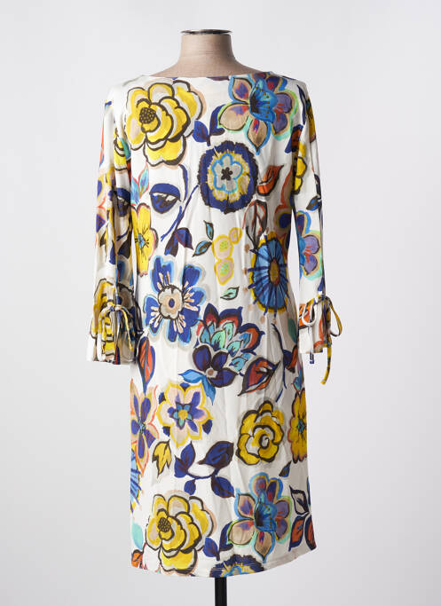 Rochie midi alb ELEONORA AMADEI femeie