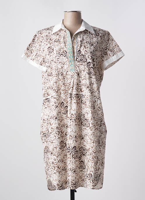 Rochie midi bej FUEGO WOMAN femeie