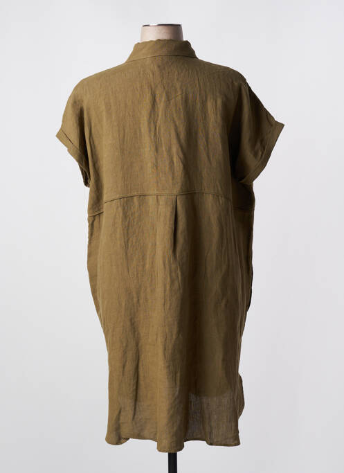 Rochie midi verde LEO & UGO femeie