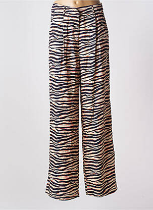 Pantalon larg bej LOLA CASADEMUNT femeie