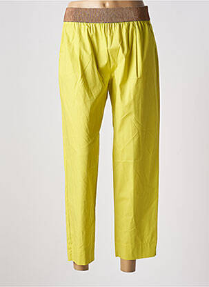 Pantalon 7/8 galben MARIA BELLENTANI femeie