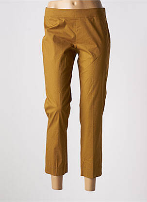 Pantalon 7/8 elasticitate mărime normală maro MARIA BELLENTANI femeie