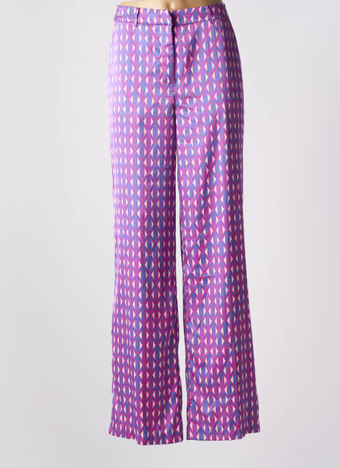 Pantalon larg violet LOLA CASADEMUNT femeie