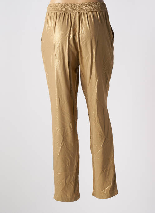 Pantalon drept auriu EVA KAYAN femeie