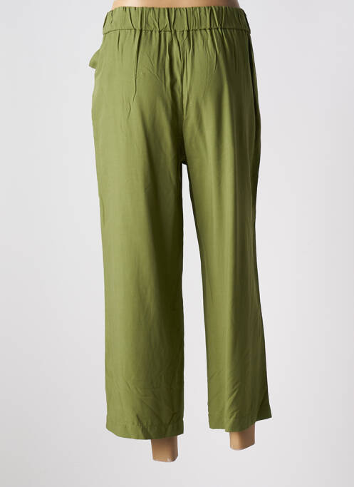 Pantalon 7/8 verde ELEONORA AMADEI femeie