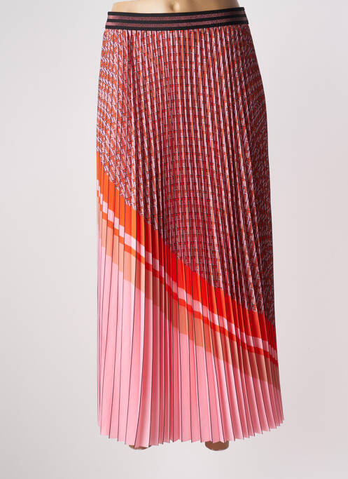 Fustă lungă portocaliu LEO & UGO femeie