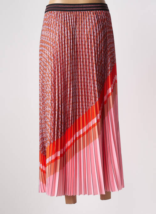 Fustă lungă portocaliu LEO & UGO femeie