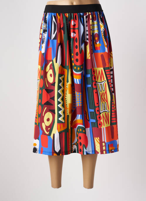 Fustă midi portocaliu INDIES femeie