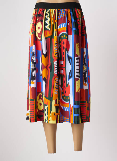 Fustă midi portocaliu INDIES femeie