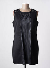 Rochie scurtă fără mâneci fără mâneci negru KALISSON femme