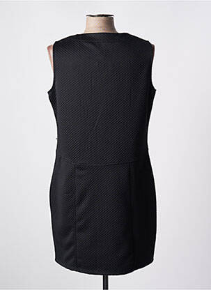 Rochie scurtă fără mâneci fără mâneci negru KALISSON femeie