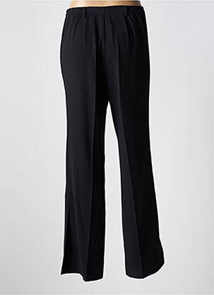 Pantalon evazat talie cu cleme talie înaltă negru JEAN GABRIEL femeie