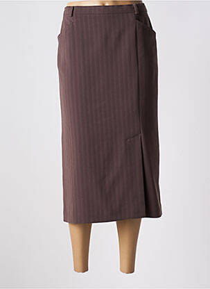 Fustă midi maro PAUL MAUSNER femeie