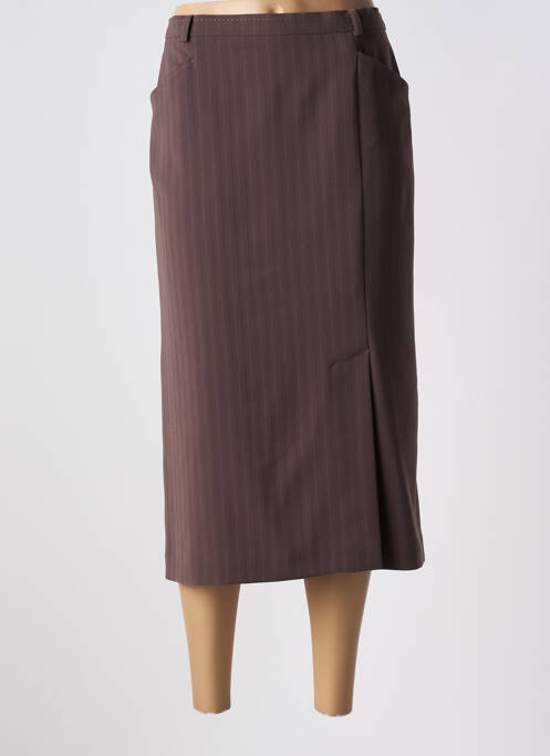 Fustă midi maro PAUL MAUSNER femeie