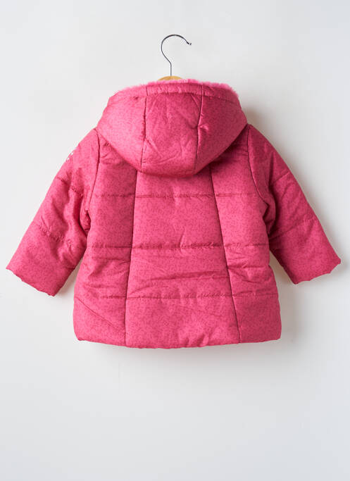 Geacă matlasată roz 3 POMMES fată