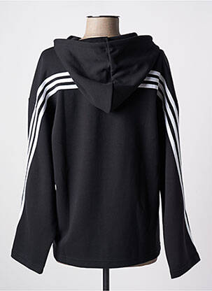 Hanorac cu glugă guler în v mâneci lungi negru ADIDAS femeie
