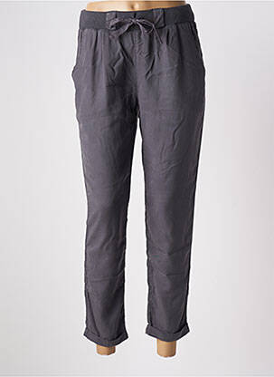 Pantalon 7/8 talie înaltă talie înaltă gri ASTORE femeie