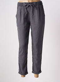 Pantalon 7/8 talie înaltă talie înaltă gri ASTORE femme
