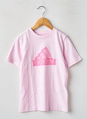 Tricou roz ADIDAS fată