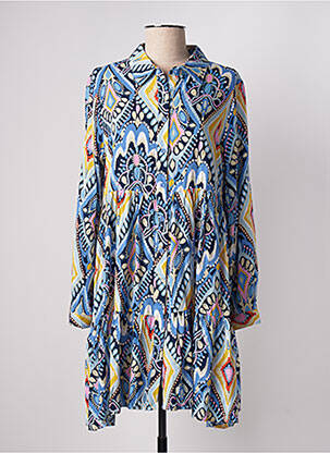 Rochie midi albastru TIRAMISU femeie