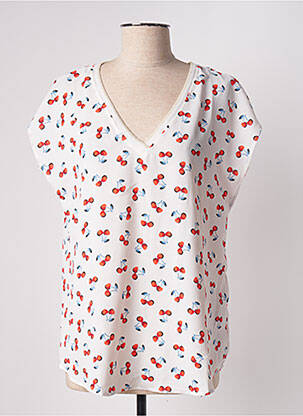 Top alb SARAH JOHN femeie